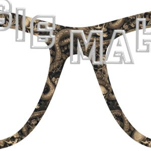 Snakes & Skulls frame topper for Pair frames
