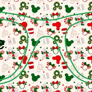 Magnetic Frame Topper: D-nee Christmas Ears & Sweets  compatible with Pair Eyewear frames