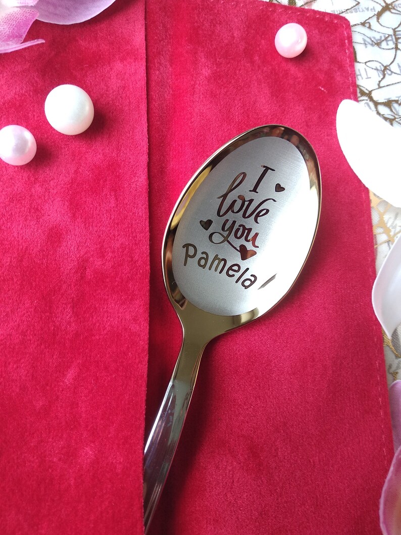 Personalised Tea Spoon Customised Teaspoon Custom Gift Etsy