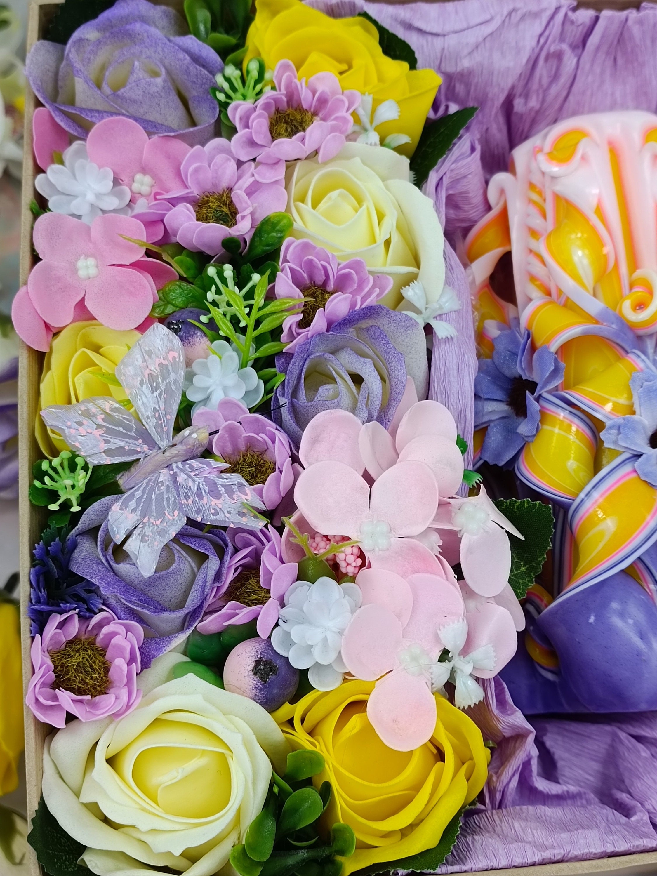 ASDIIT Savon Fleur&Bougie Parfumées Scatola 2025 Pas Cher