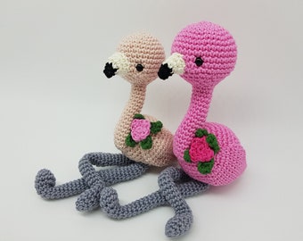 Flamingo Frieda Häkelanleitung Amigurumi