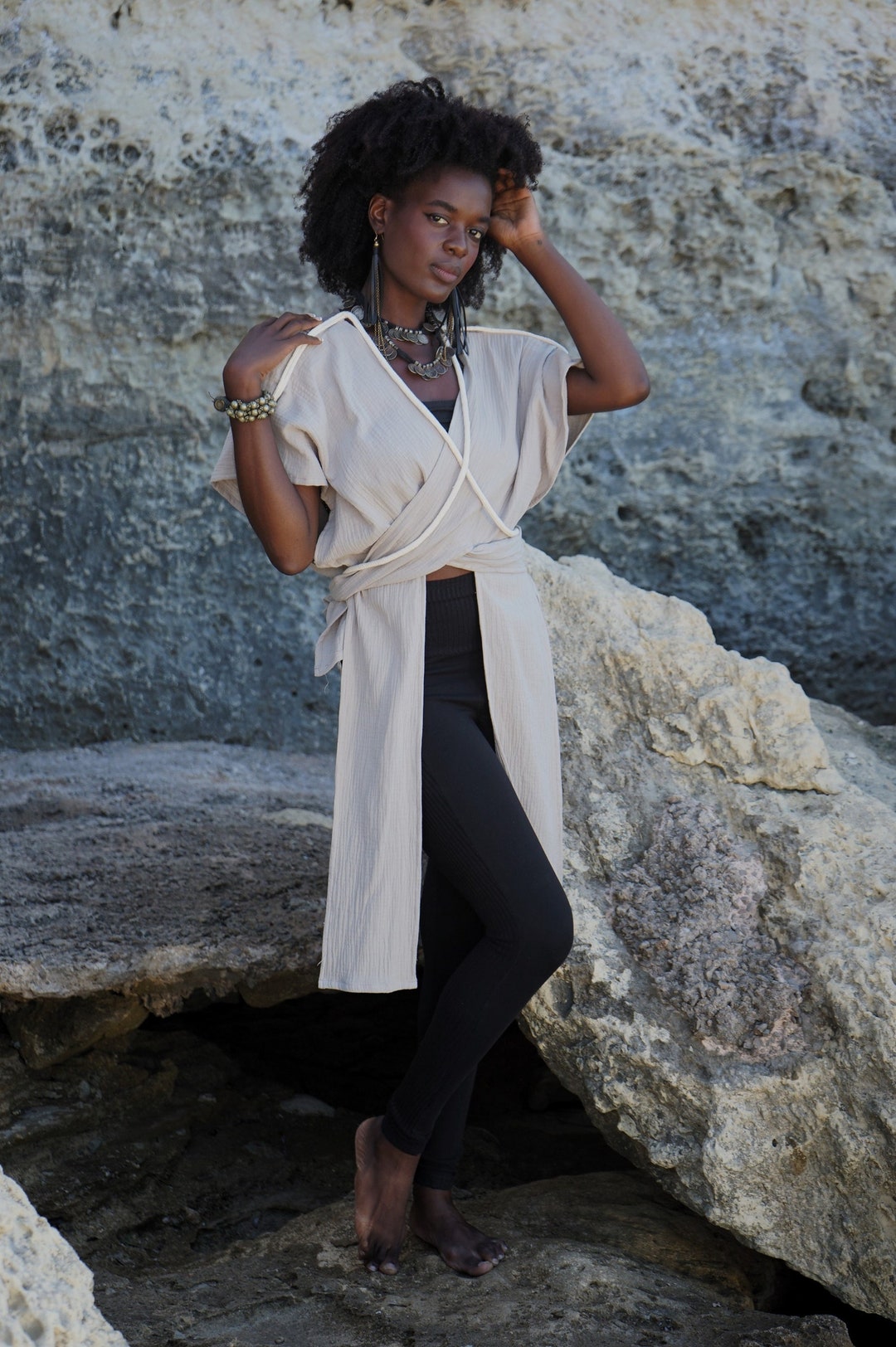 Robe Elfe Pointue Psy Hippie Goa Noir/violet - Marque Kunst Und Magie, 100% Coton, Neuve