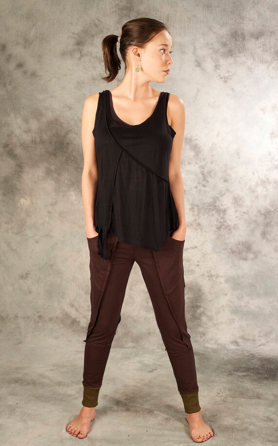 Jogginghose Leggings für Frauen Yoga Festival erdigen | Etsy
