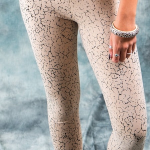 Printed Leggings for woman~Stretch~Yoga Leggings~Earthy,Alternative,wear~Goa Psy Trance,Festival Legging~Gypsy,Hippie,Tribal Pants~Clothing