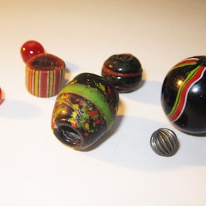 7 Mixed 19th C Venetian Glass Beads for the African Trade