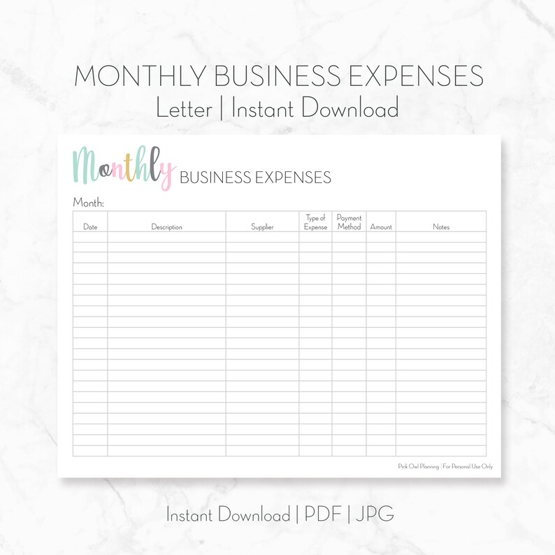 business expense tracker business expense tracker