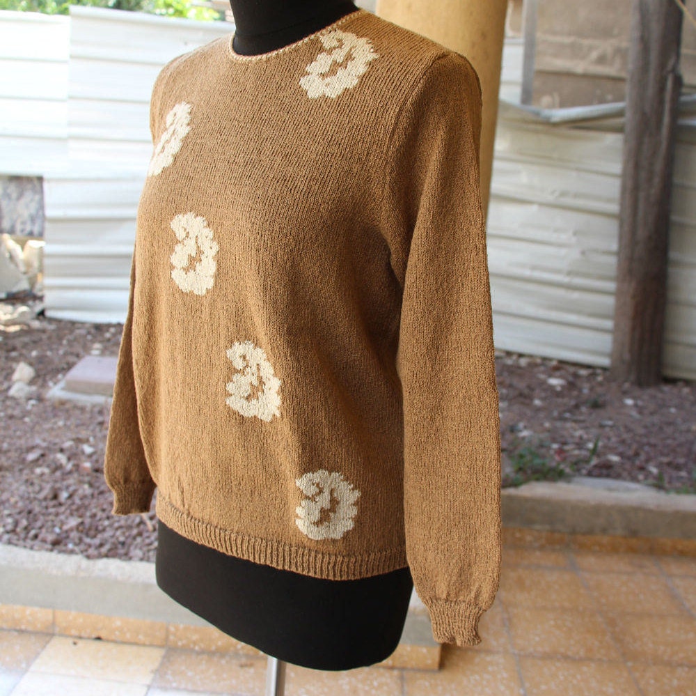 brown pullover women's