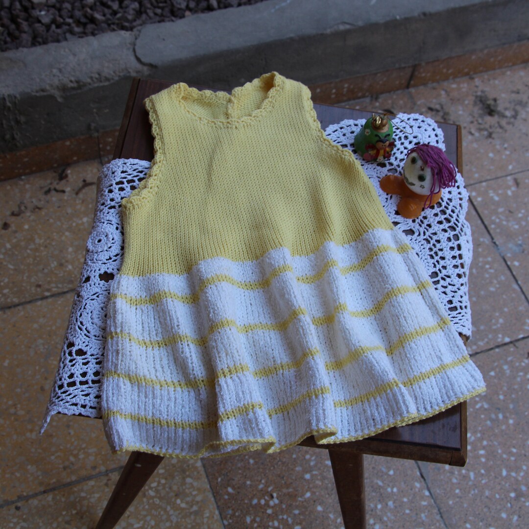 Baby Girl Knit Dress. Baby Girl Jumper. Baby Girl Knit Jumper. Etsy