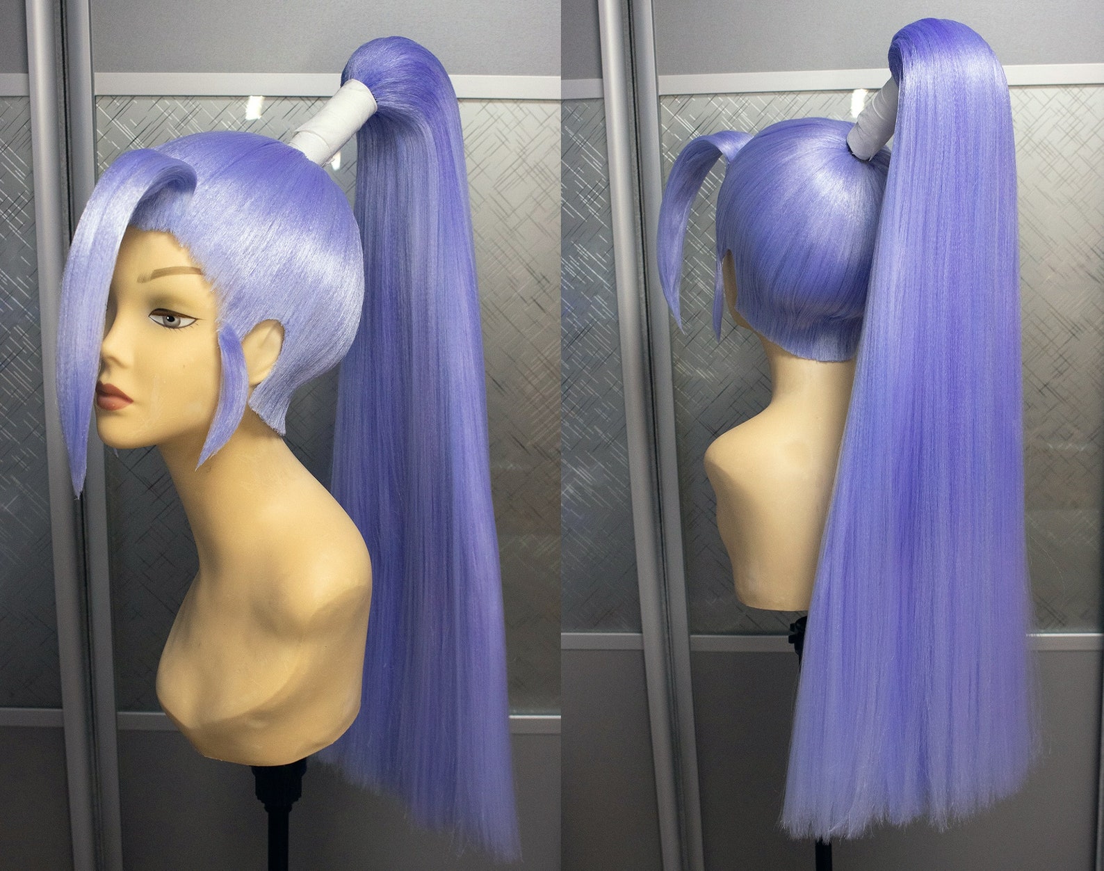 Hades Blue Hair Wig for Cosplay - wide 5