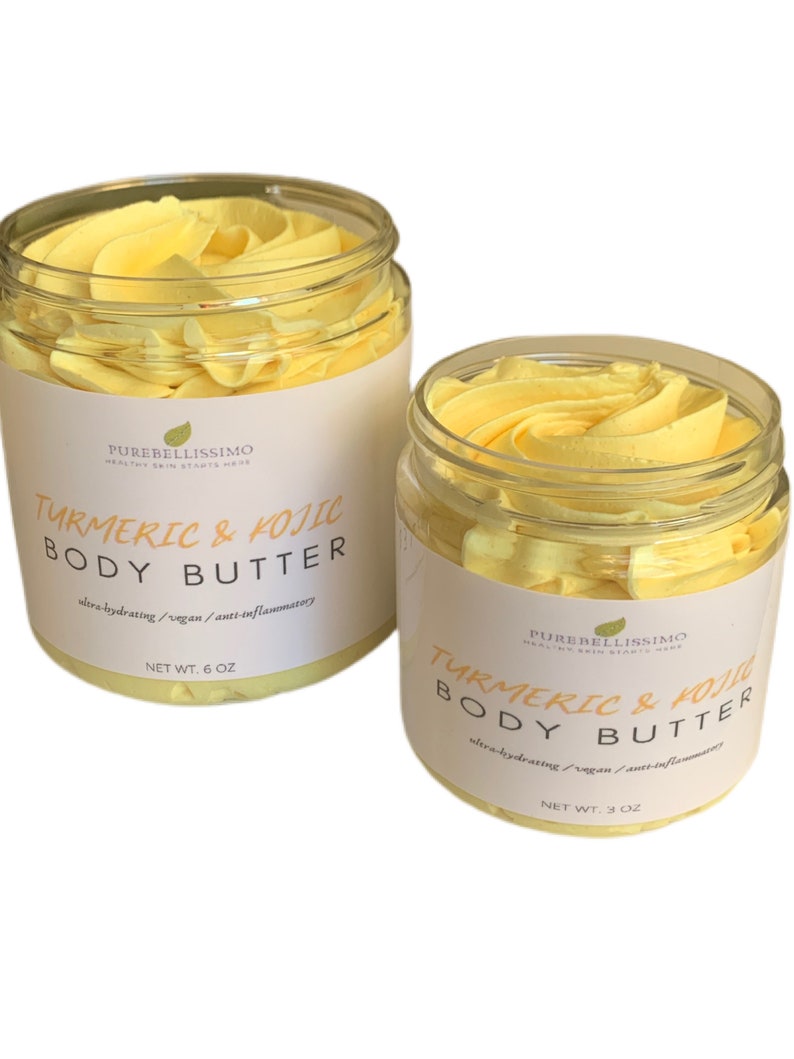 Turmeric & Kojic Acid Body Moisturizer Skin brightening Etsy