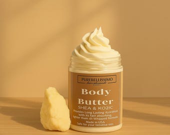 Shea & Kojic Whipped Body Butter | Vegan Skincare