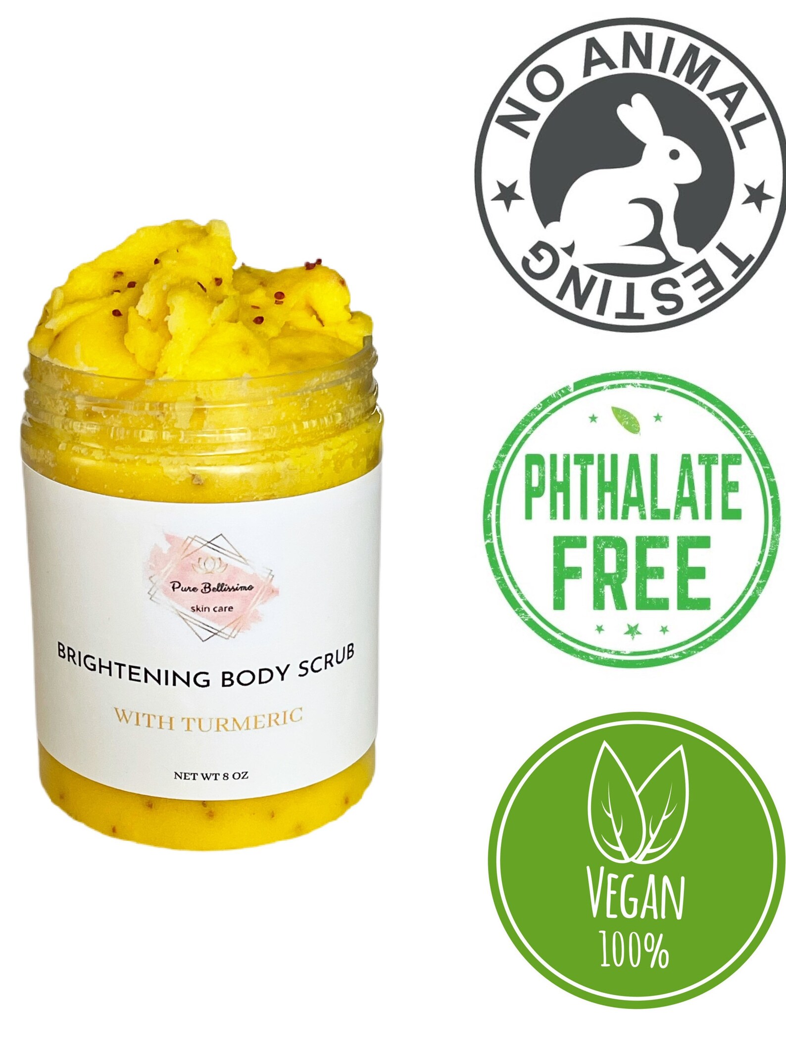 BRIGHTENING BODY SCRUB Brightening Scrub Sugar Scrub Etsy