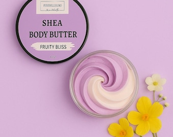 Fruity Bliss Whipped Shea Body Butter – Natural Hydrating Skincare