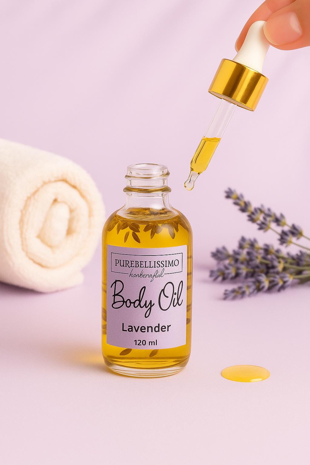 Lavender Body Oil, Natural Massage & Bath Oil, Handmade (4 Fl Oz) - Etsy