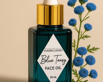 Blue Tansy Face Oil – Vegan Hydrating Glow Serum (30ml)