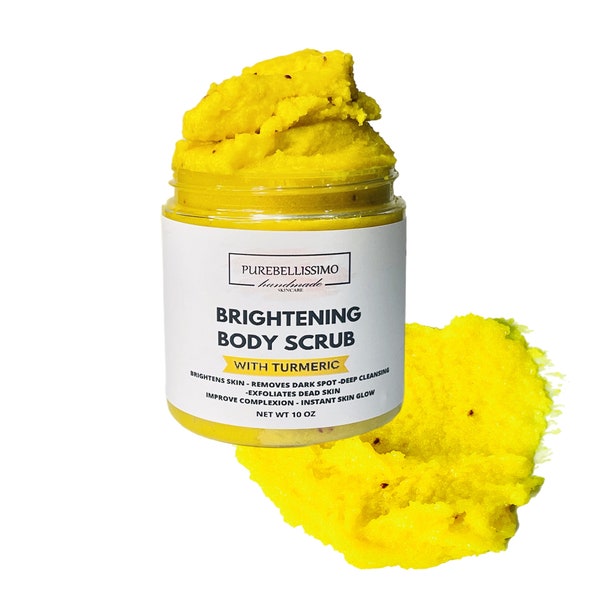 Turmeric Niacinamide Brightening Sugar Scrub, Body Exfoliating Scrub, All Skin Type