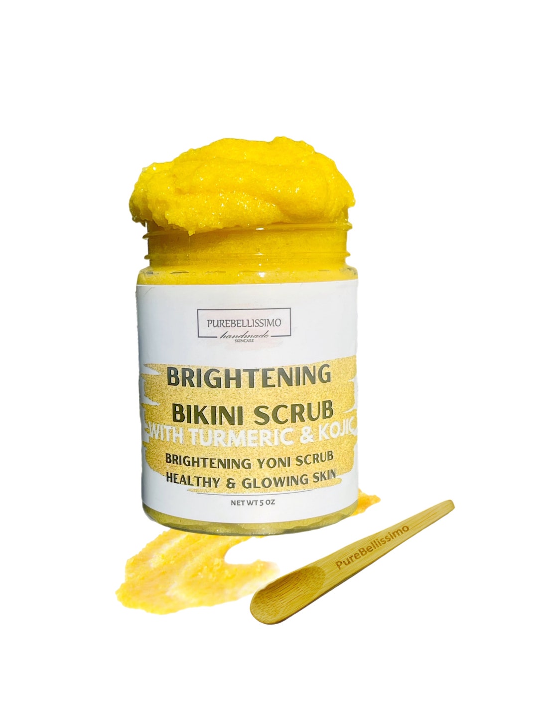 Brightening Bikini Scrub Ingrown Hair Scrub Turmeric Body Scrub