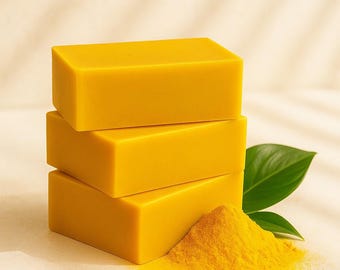 Handmade Turmeric Soap Bar | Vegan, Brightening Soap