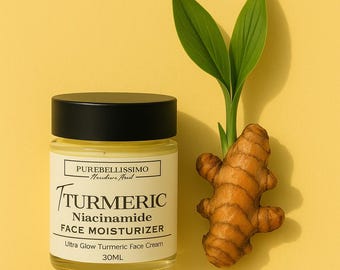 Turmeric Niacinamide Face Moisturizer | Vegan Skincare, Natural Glow