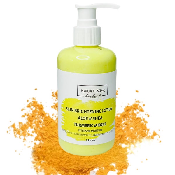 Super Moisturizing And Brightening Turmeric Body Lotion, Aloe Vera Lotion, Turmeric Body Cream