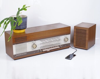 Rare stereo tube radio, Schaub Lorenz Rialto, 1960s