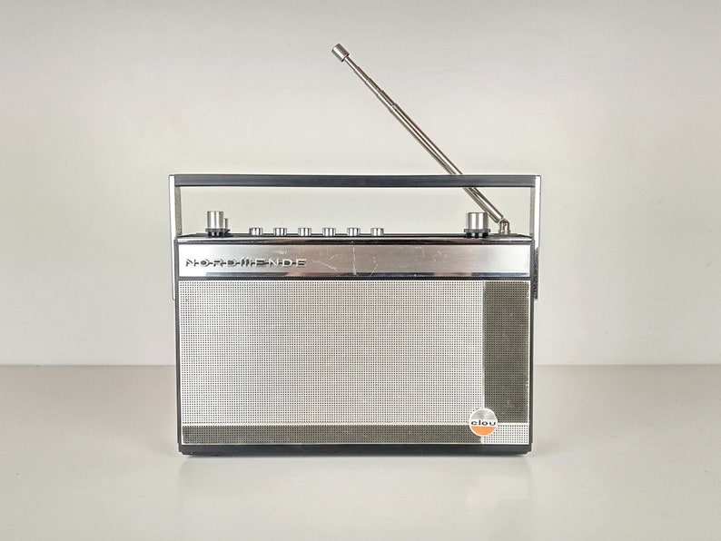 Rare transistor radio Nordmende Clou W Germany 1968