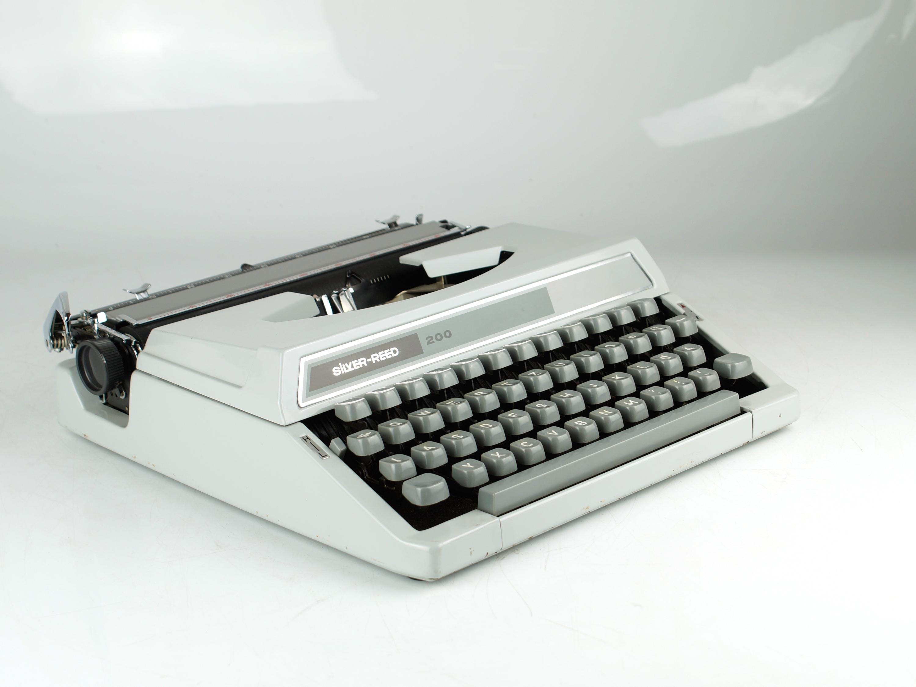 Typewriter Silver Reed - Etsy Typewriter Silver Reed - Etsy