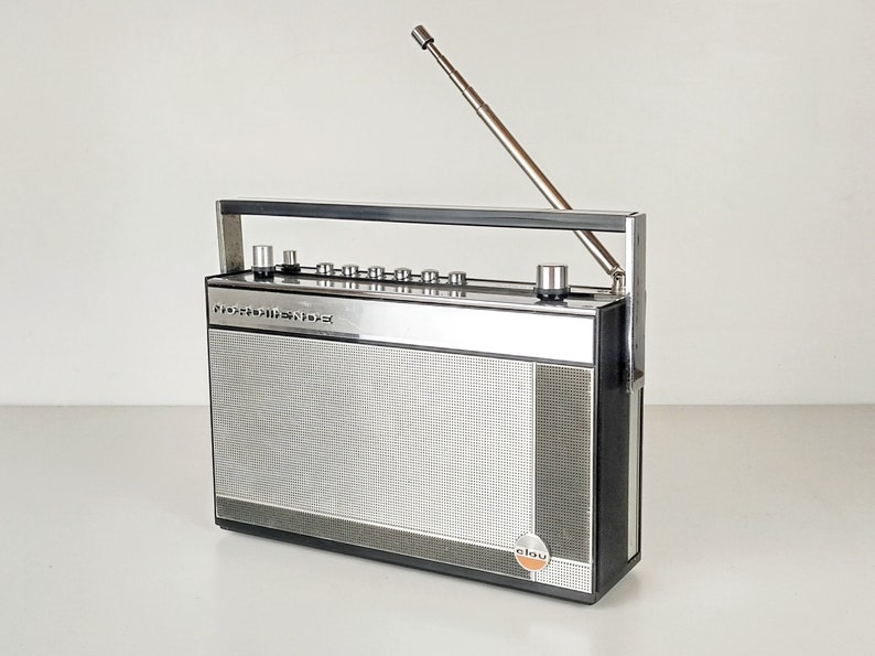 Rare transistor radio Nordmende Clou W Germany 1968