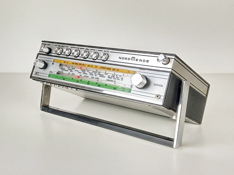 Rare transistor radio Nordmende Clou W Germany 1968