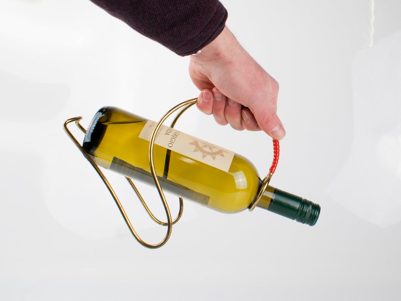 elegant wine bottle holder