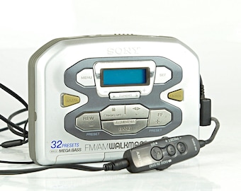 Sony Walkman, 2000s, with radio and remote control, fully functional