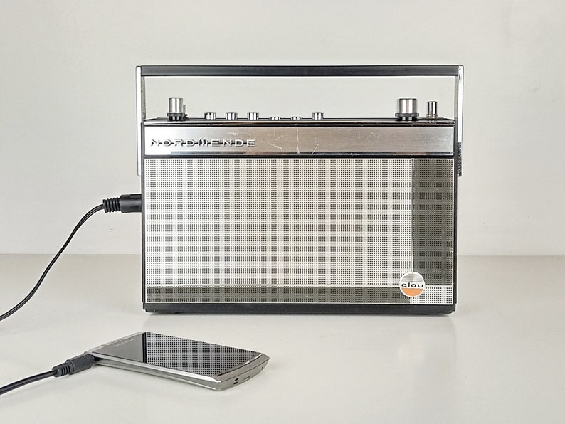 Rare transistor radio Nordmende Clou W Germany 1968