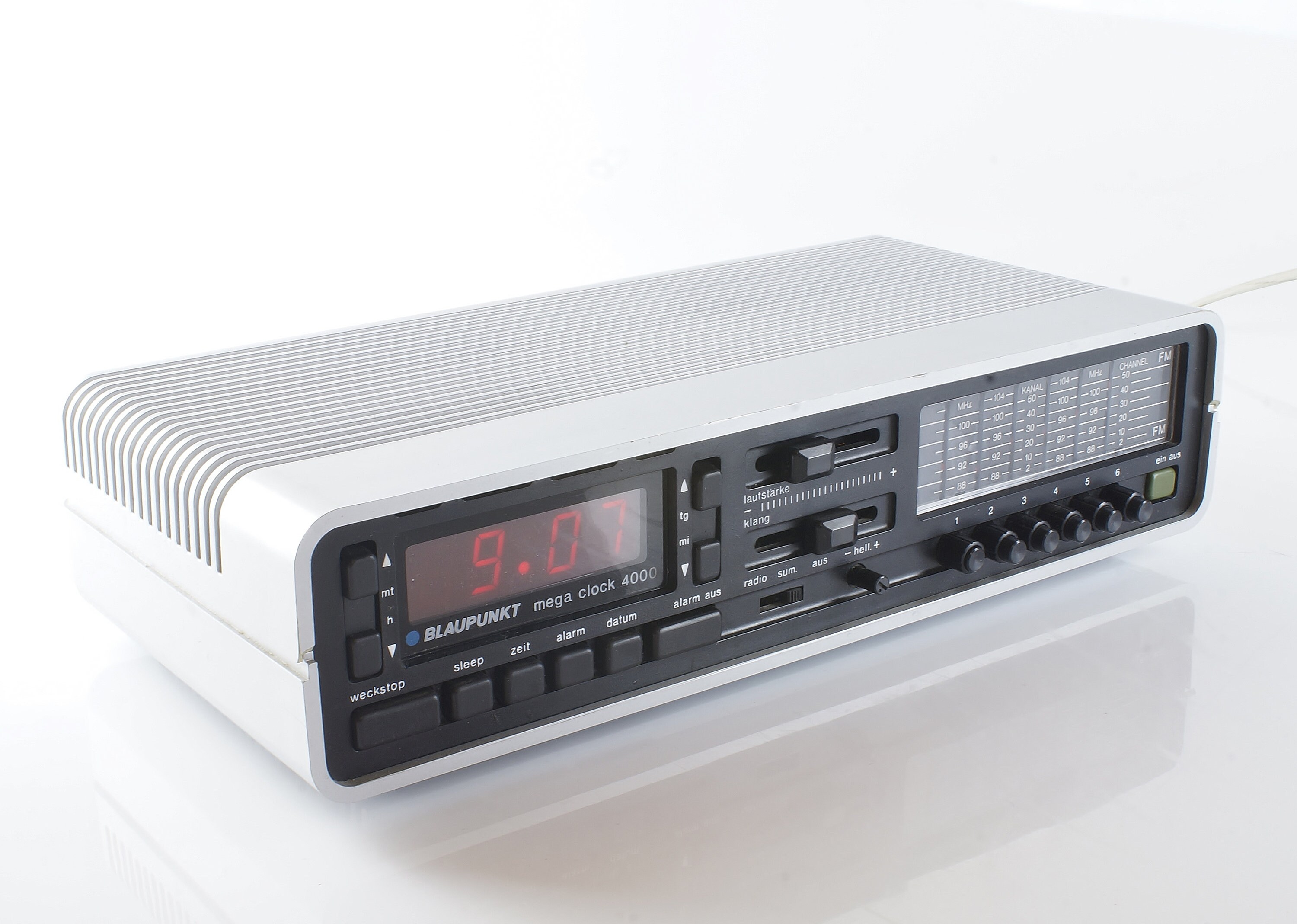 Blaupunkt radio alarm clock W. Germany 1970s Etsy