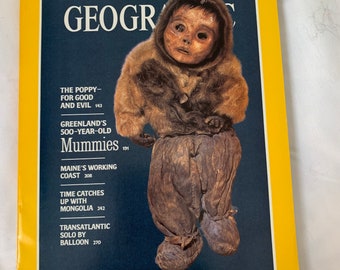 National Geographic Magazine, febbraio 1985 Piccola mamma!