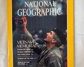 Maggio 1985, National Geographic, Storia di copertina del Memoriale del Vietnam