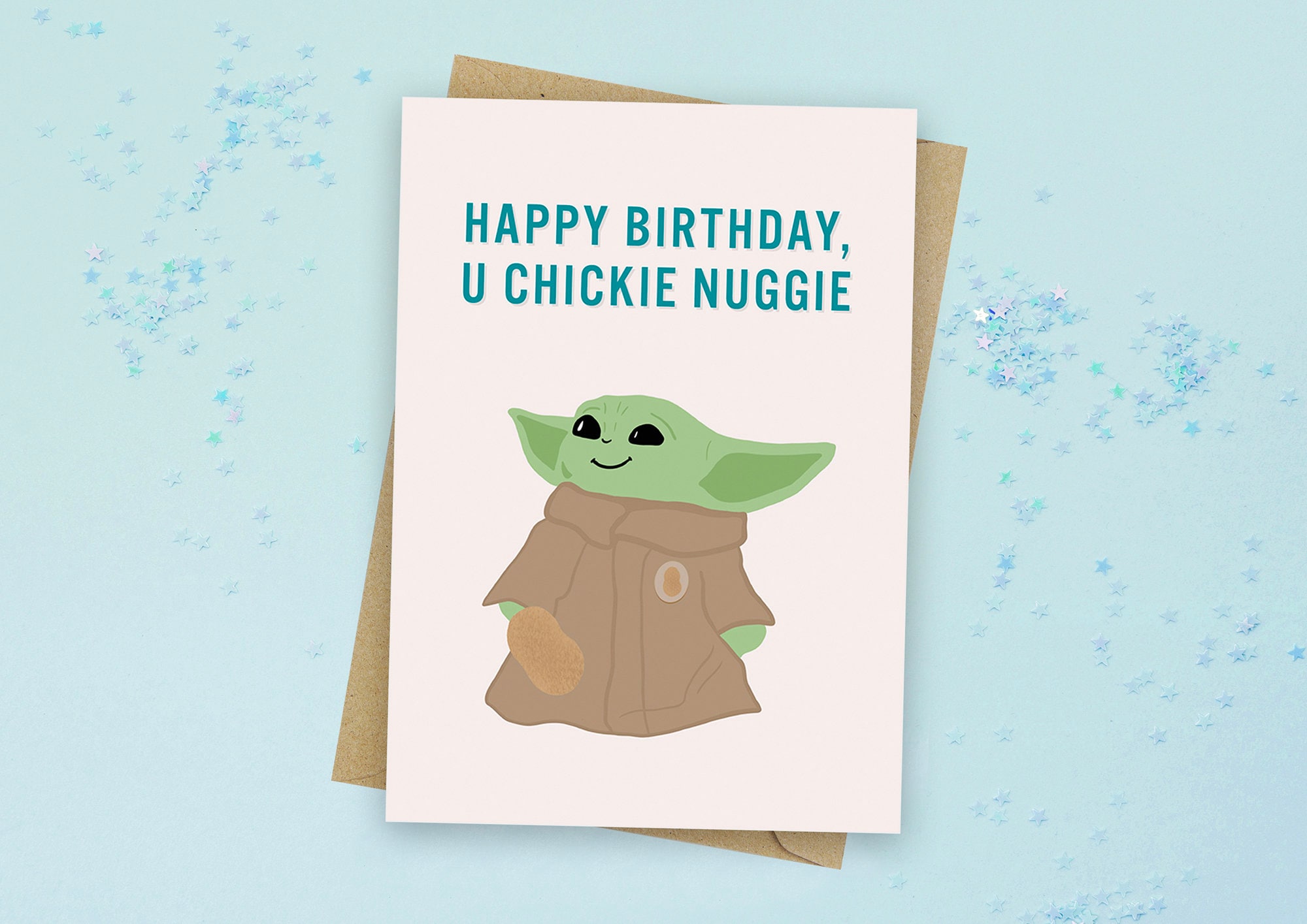Happy Birthday U Chickie Nuggie Birthday Card Chicken Etsy Happy Birthday U Chickie Nuggie Birthday Card Chicken Etsy
