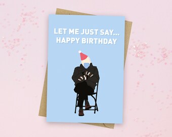 Bernie Sanders Birthday Card - Bernie Sanders Card - Bernie Sanders Mitten Meme - Funny Card - Inauguration - Meme Card