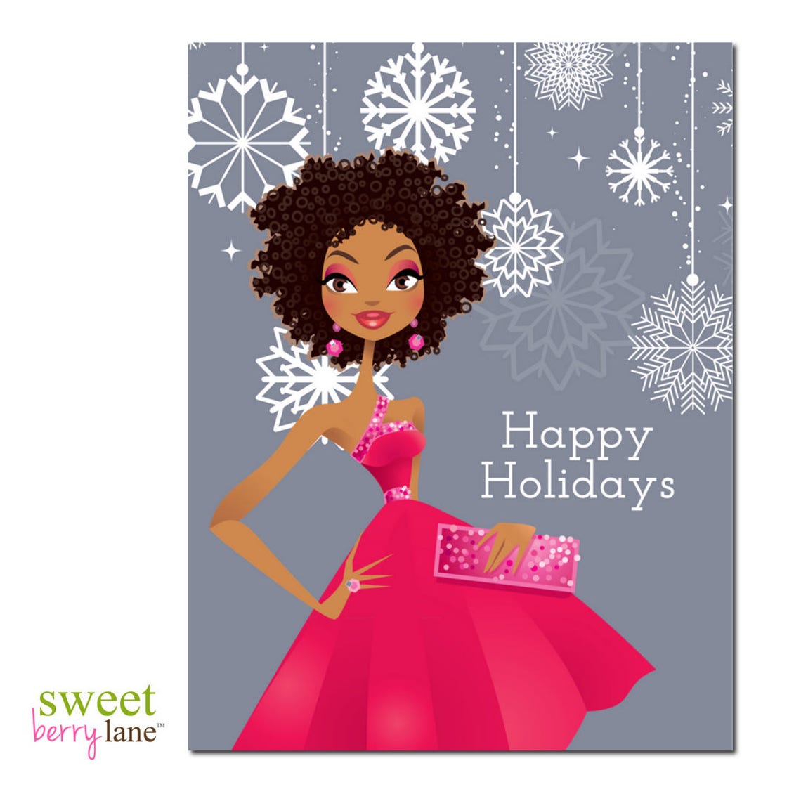 Black Girl Magic Christmas African American Christmas Card Etsy