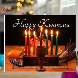 Kwanzaa Holiday Card African American Holiday Card Kwanzaa Boxed Set image 1