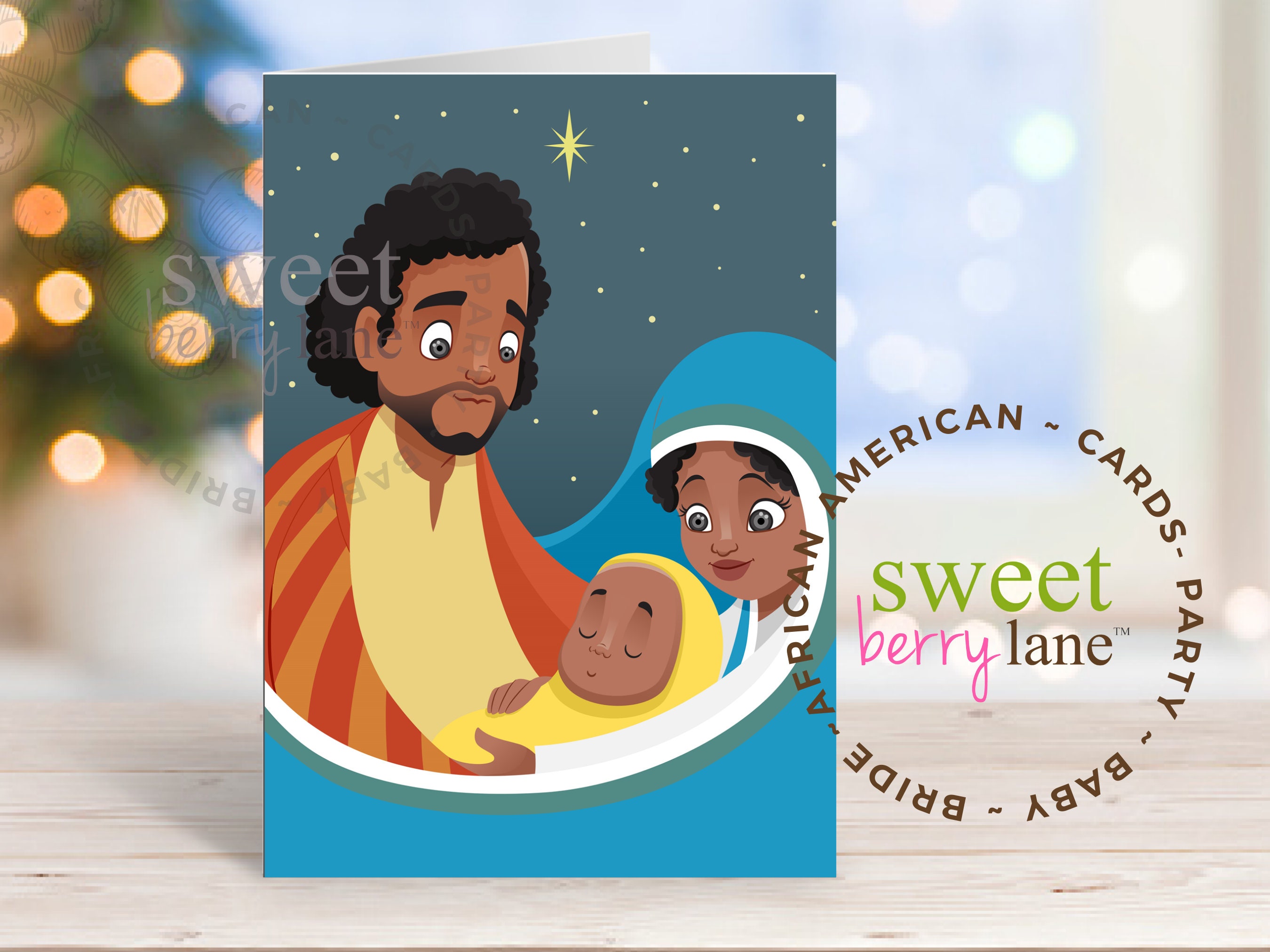 african american baby jesus clipart