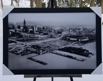 Historical Cleveland Aerial pic in 1952 // Big Picture Cleveland//3 different sizes