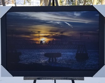 Edgewater Pier at Sunset in Cleveland// Big Picture Cleveland//3 different sizes