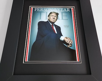 Donald Trump Time Magazine Person of the Year Framed Photo