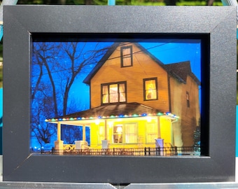 Christmas Story House Cleveland Ohio Framed 5x7 Picture