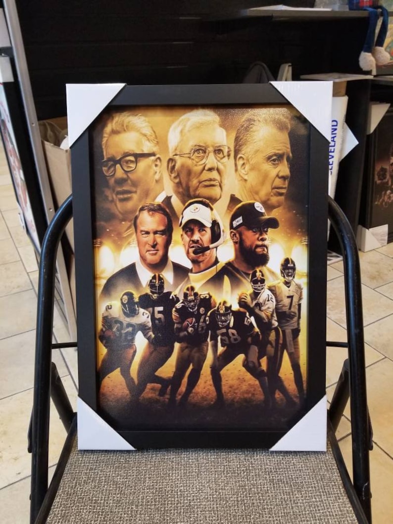 Pittsburgh Steelers Legends//big Picture Cleveland//3 Etsy