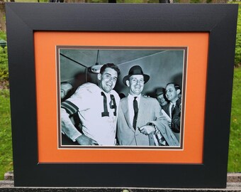 Otto Graham and Paul Brown// Cleveland Browns//Big Picture Cleveland//11x14