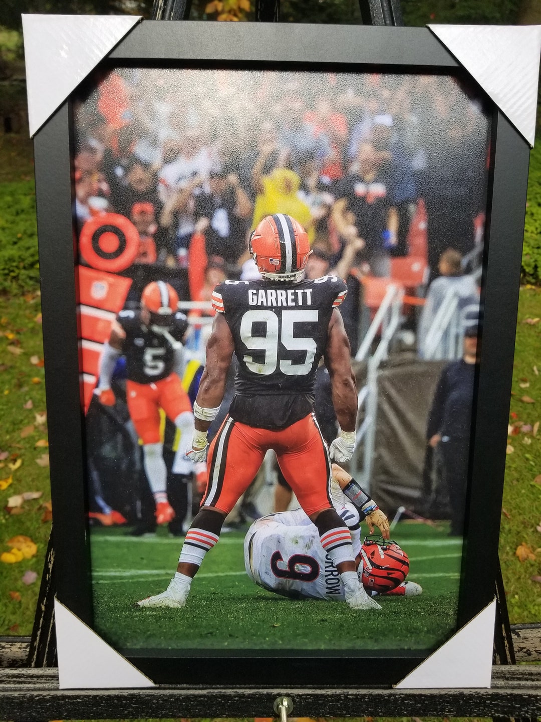 Myles Garrett Sacking Joe Burrow 2023 Browns Vs. Bengals Classic Pic