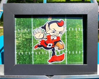 2026 Cleveland Browns 50 yard line Brownie the Elf Framed 5x7 Picture