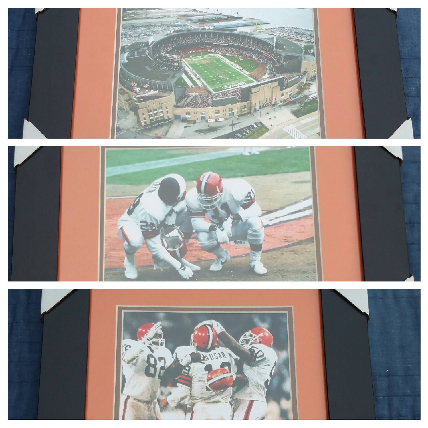 Bernie Kosar celebrating // Cleveland Browns // Municipal - Etsy.de