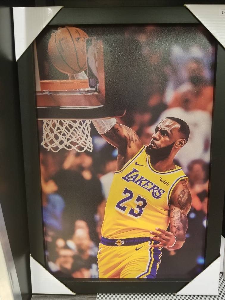 Lebron James Dunk Canvas Print for Gym Office Home Art. Comes -  Finland